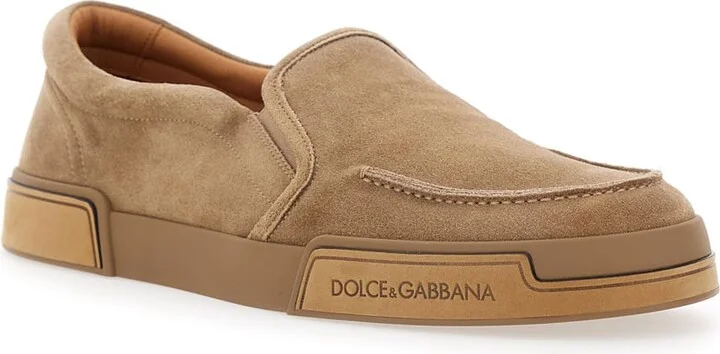 'portofino' Brown Sneakers With Logo Lettering On The Sole In Suede Woman - Image 2