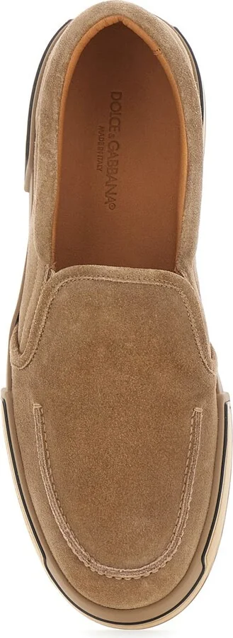 'portofino' Brown Sneakers With Logo Lettering On The Sole In Suede Woman - Image 4