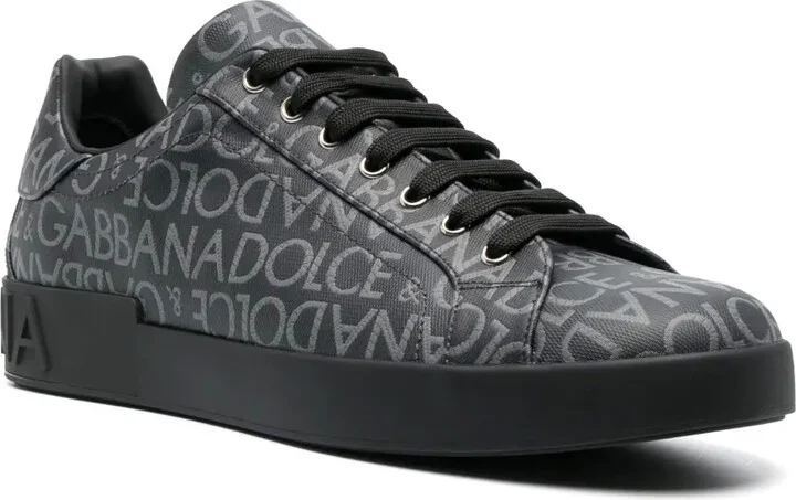 Portofino coated jacquard sneakers - Image 2