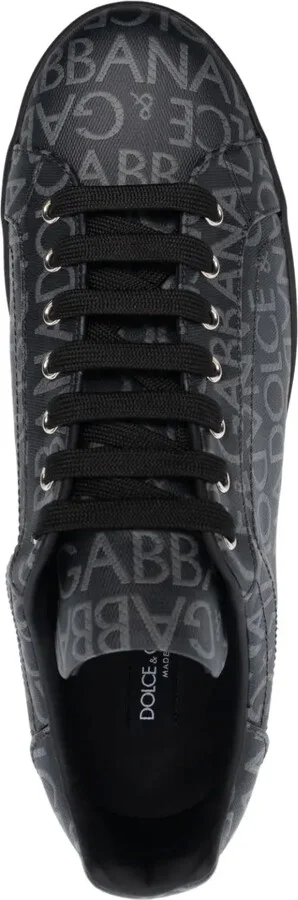 Portofino coated jacquard sneakers - Image 4