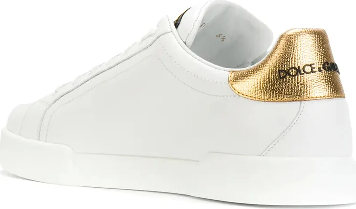 Portofino crown-patch leather sneakers - Image 3