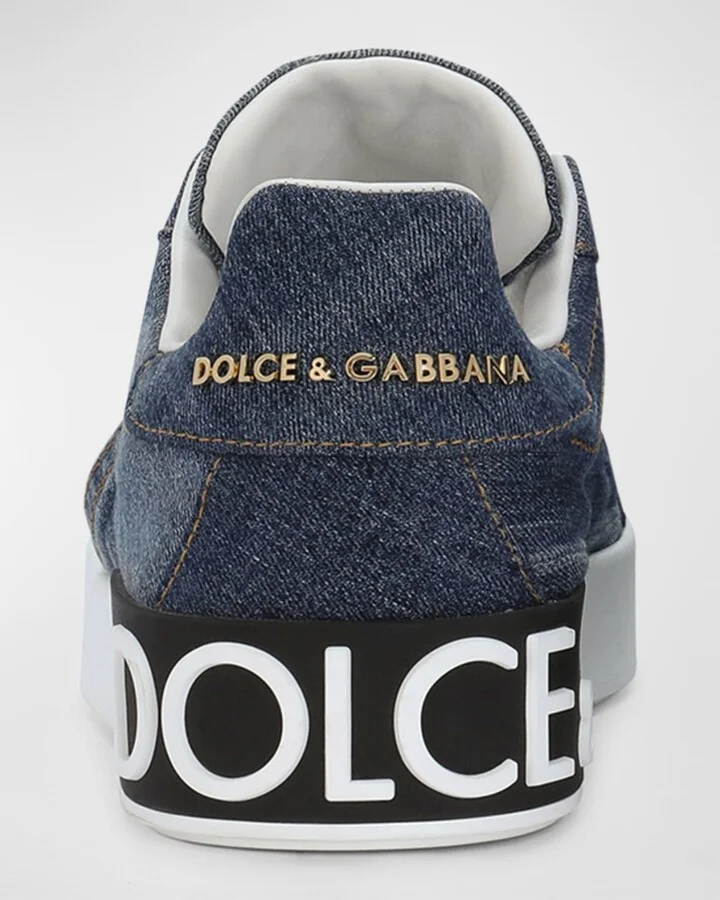 Portofino Denim Patchwork Sneakers - Image 4
