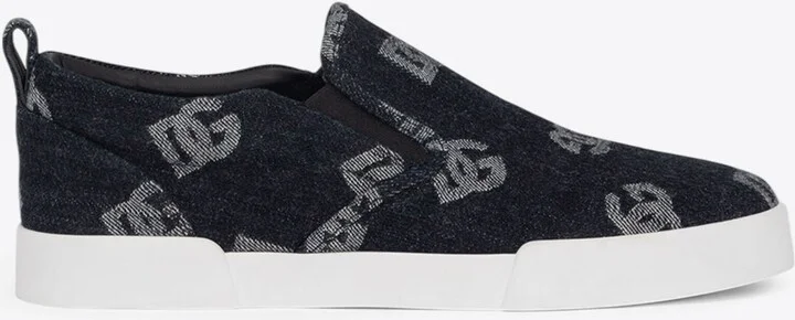 Portofino DG Logo Denim Sneakers