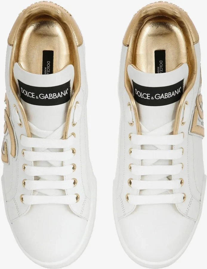 Portofino DG Logo Sneakers in Calf Leather - Image 2