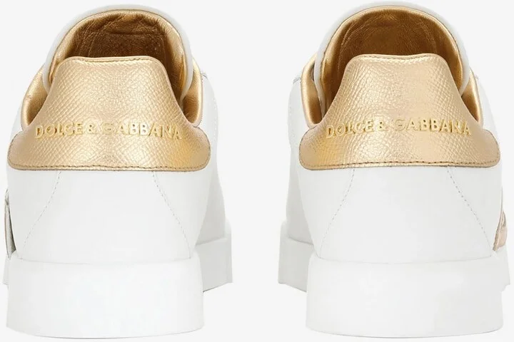 Portofino DG Logo Sneakers in Calf Leather - Image 3