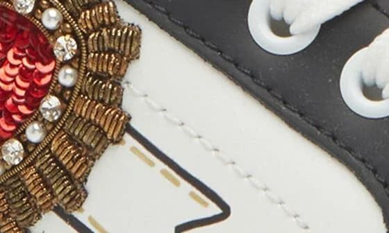 Portofino Embellished Leather Sneaker - Image 7