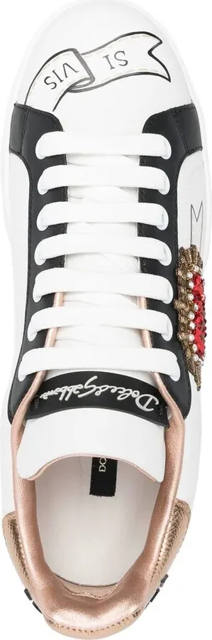 Portofino embroidered sneakers - Image 4