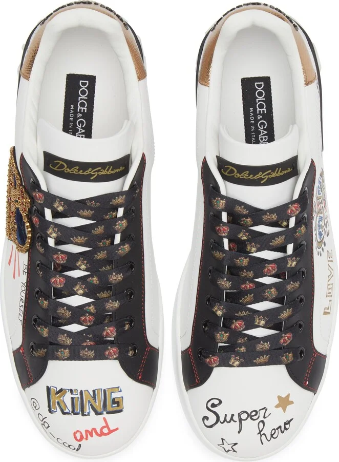 Portofino Graffiti Embellished Sneaker - Image 5