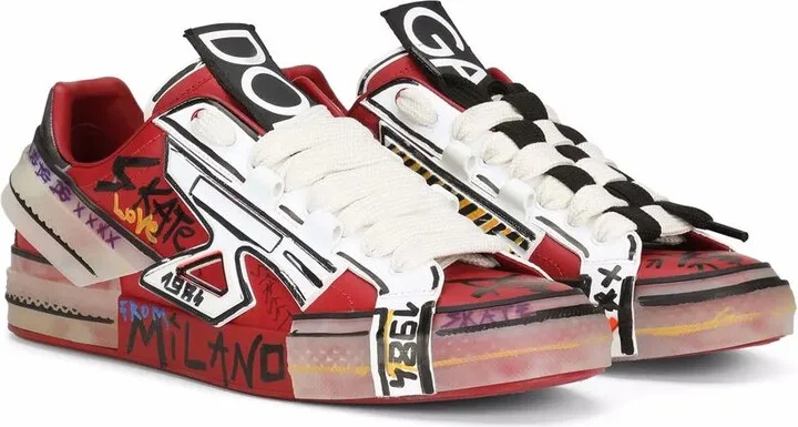 Portofino hand-painted sneakers - Image 2