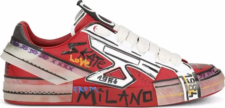 Portofino hand-painted sneakers