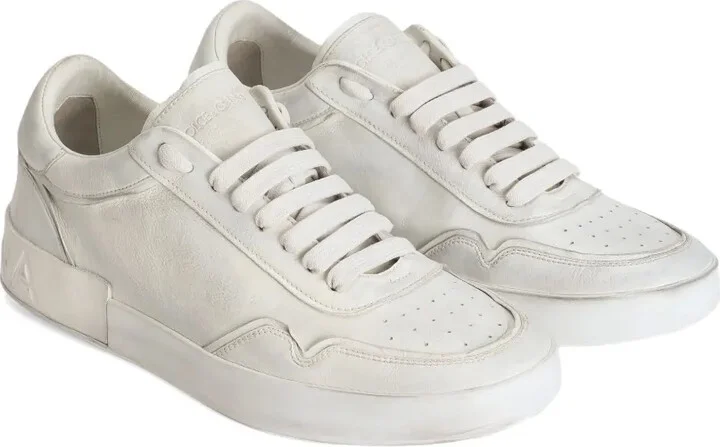 Portofino leather lace-up trainers - Image 2