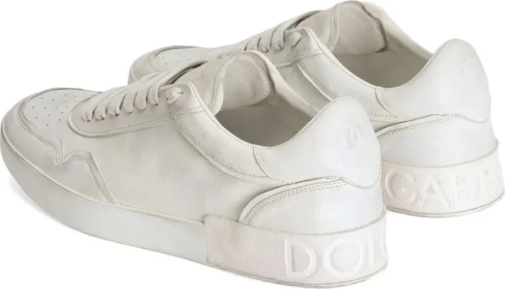 Portofino leather lace-up trainers - Image 4