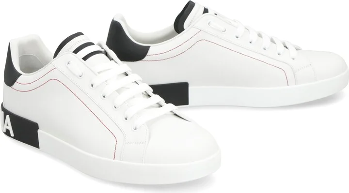 Portofino Leather Low-top Sneakers - Image 3