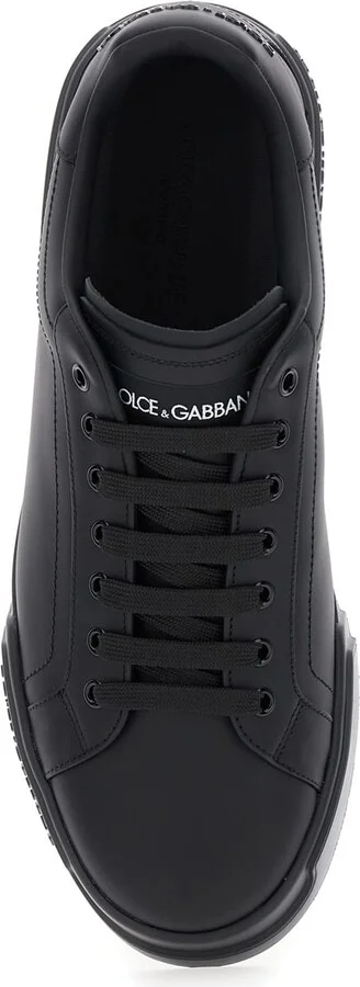 'portofino Light' Black Sneakers With Logo Patch On The Tongue And Tonal Logo Lettering On The Heel In Leather Man - Image 4