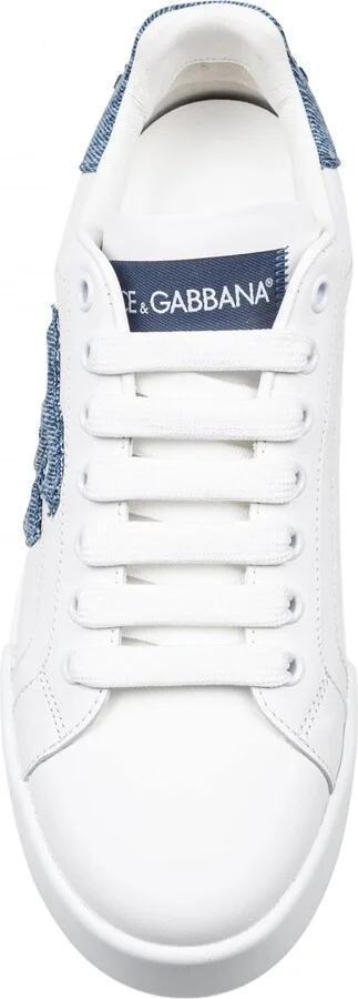 Portofino Light In Leather White And Light Blue - Image 3