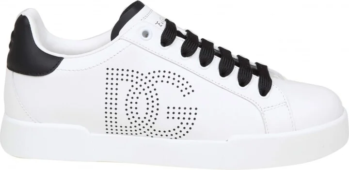 Portofino Light Sneakers In Black And White Leather