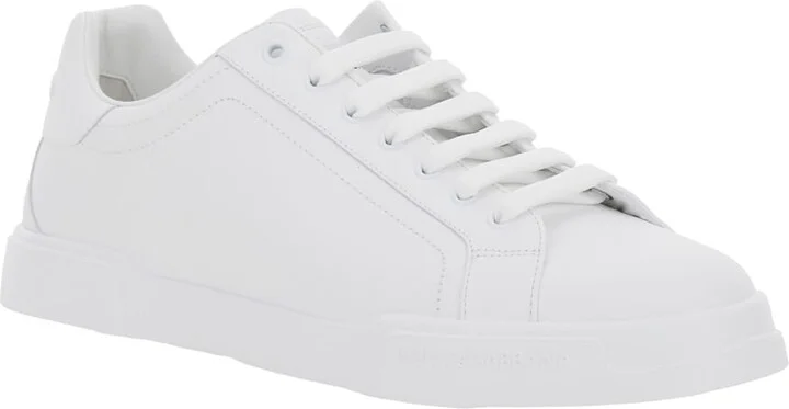 'portofino Light' White Sneakers With Logo Patch On The Tongue And Tonal Logo Lettering On The Heel In Leather Man - Image 2