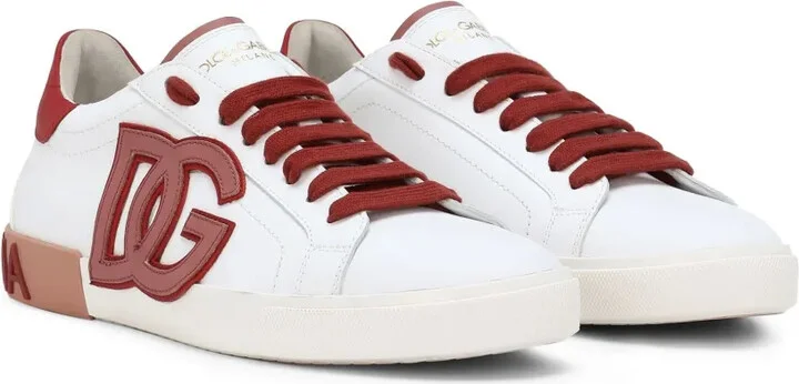Portofino logo-appliqué leather sneakers - Image 2