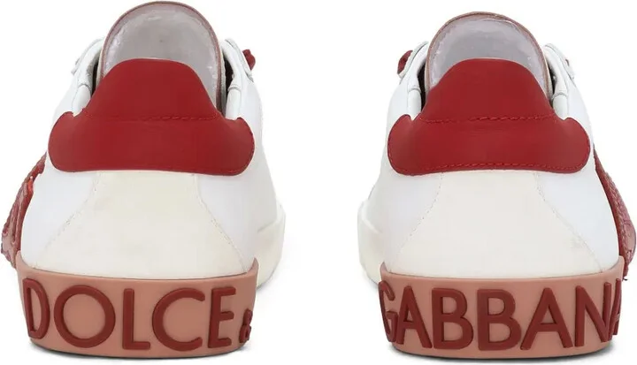 Portofino logo-appliqué leather sneakers - Image 3