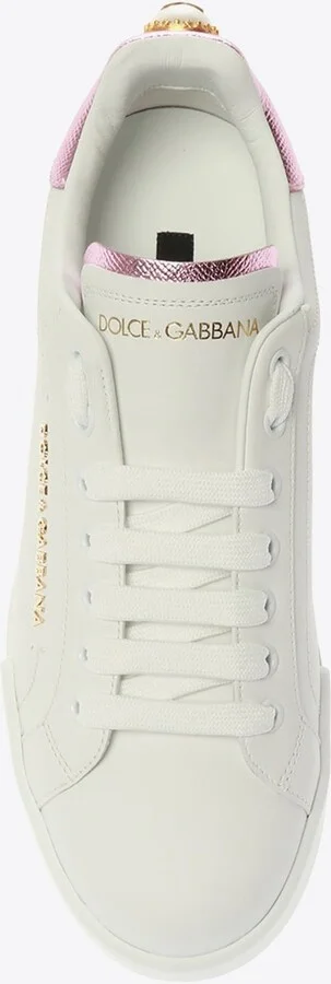 Portofino Logo-Embellished Low-Top Sneakers - Image 3