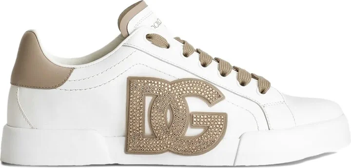 Portofino logo-embellished low-top sneakers