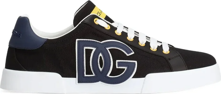 Portofino logo-embellished low-top sneakers