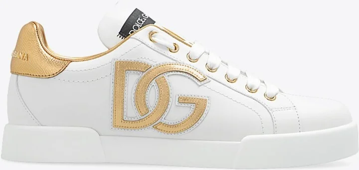 Portofino Logo-Patch Low-Top Sneakers
