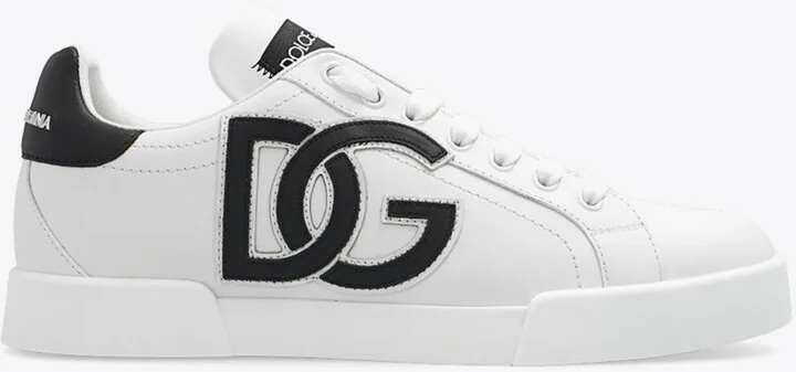 Portofino Logo-Patch Low-Top Sneakers
