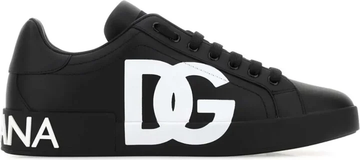 Portofino logo-print sneakers