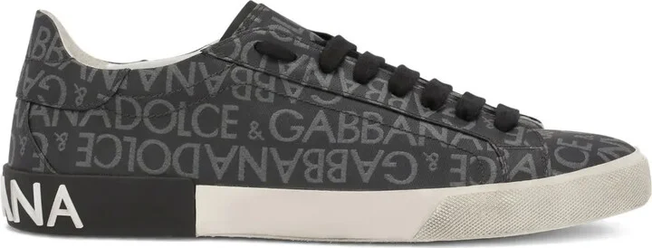 Portofino logo-print sneakers