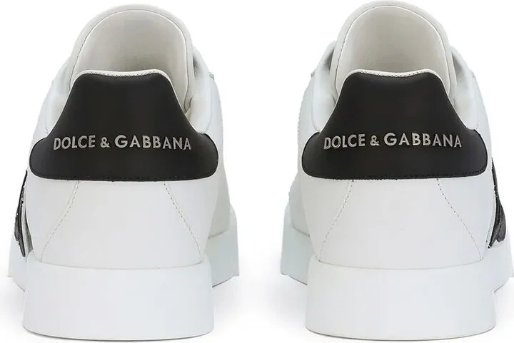 Portofino logo-tag leather sneakers - Image 3
