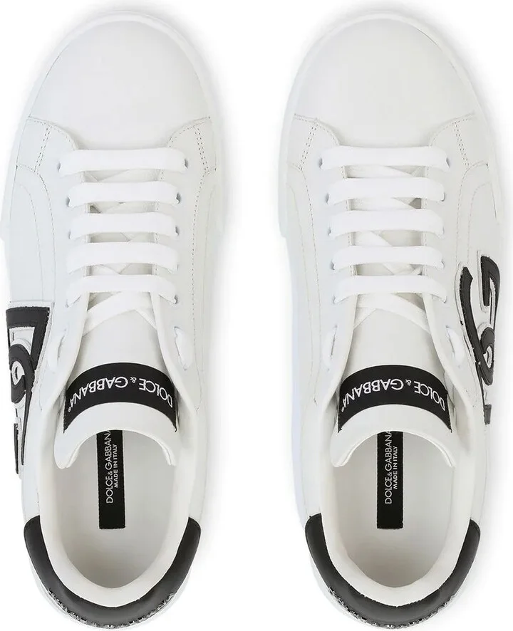 Portofino logo-tag leather sneakers - Image 4
