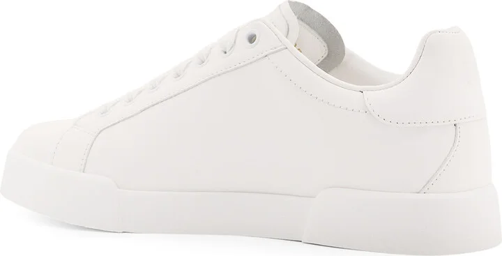 Portofino Low-top Leather Sneakers With Lateral Monogram - Image 3
