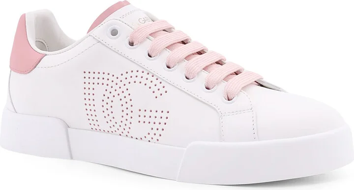 Portofino Low-top Leather Sneakers With Lateral Monogram - Image 2