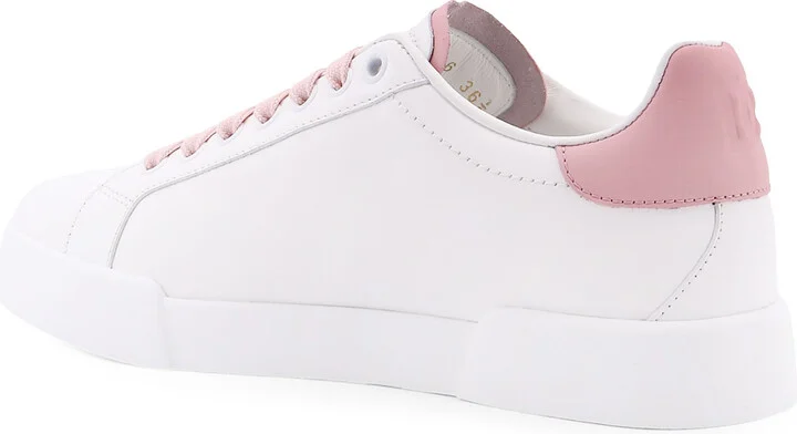 Portofino Low-top Leather Sneakers With Lateral Monogram - Image 3