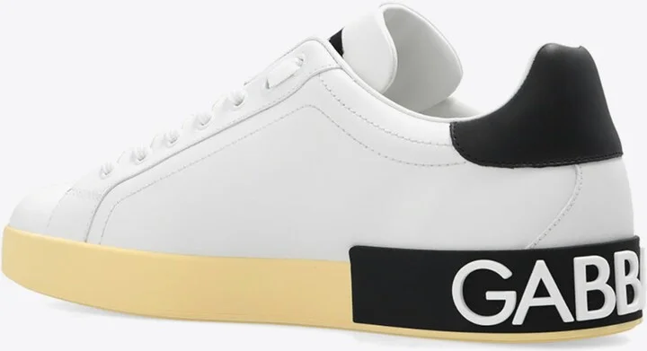 Portofino Nappa Leather Sneakers with DG Logo - Image 3