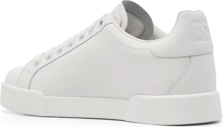 Portofino perforated-logo leather sneakers - Image 3