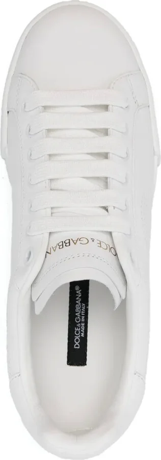 Portofino perforated-logo leather sneakers - Image 4