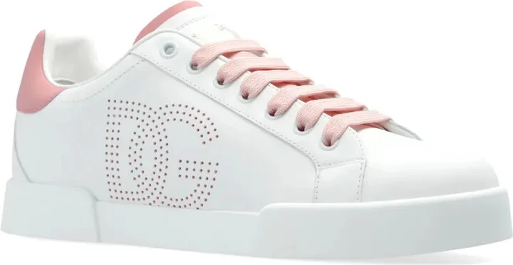 Portofino perforated-logo leather sneakers - Image 4