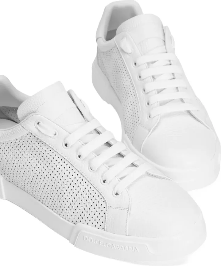 Portofino perforated low-top sneakers - Image 3