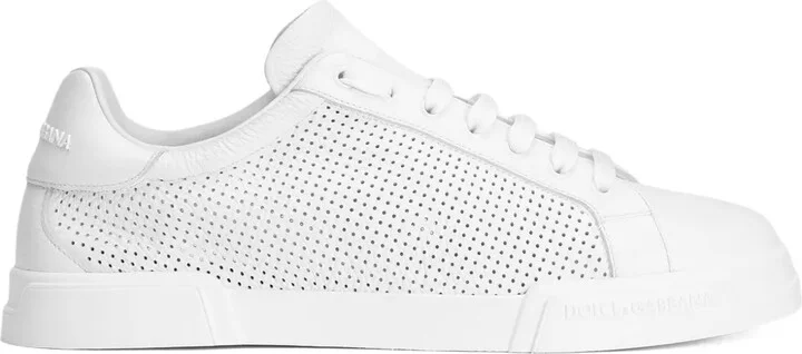Portofino perforated low-top sneakers