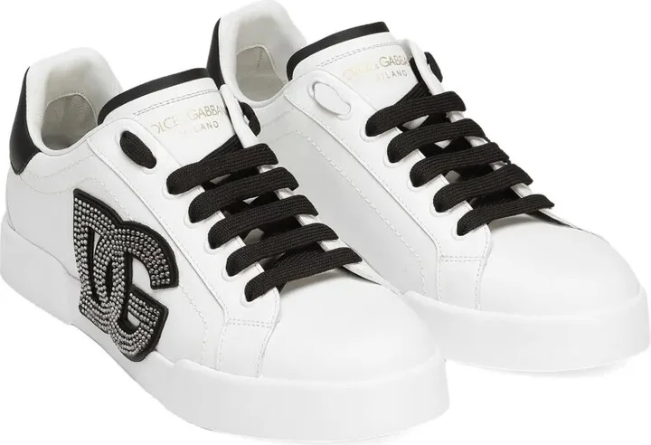 Portofino rhinestone-embellished logo sneakers - Image 2
