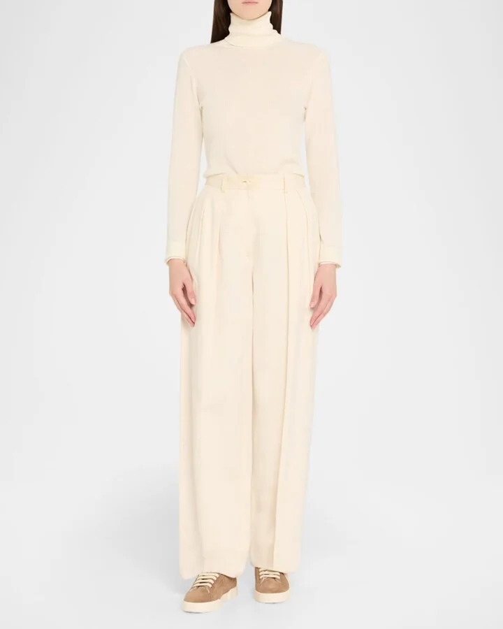 Portofino Shearling-Lined Low-Top Suede Sneakers - Image 2