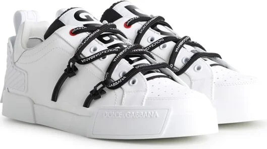 Portofino Sneaker In Calfskin And Patent Leather - Image 2