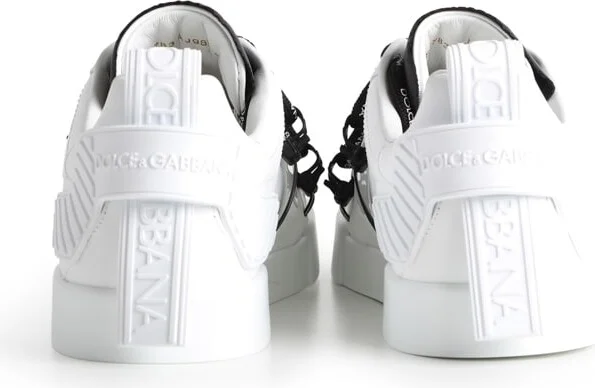Portofino Sneaker In Calfskin And Patent Leather - Image 3