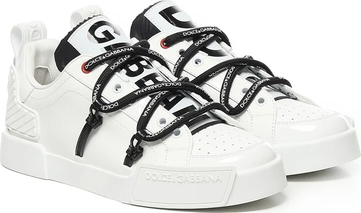 Portofino Sneaker In Calfskin And Patent Leather - Image 2