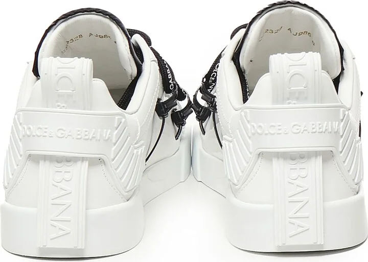 Portofino Sneaker In Calfskin And Patent Leather - Image 3