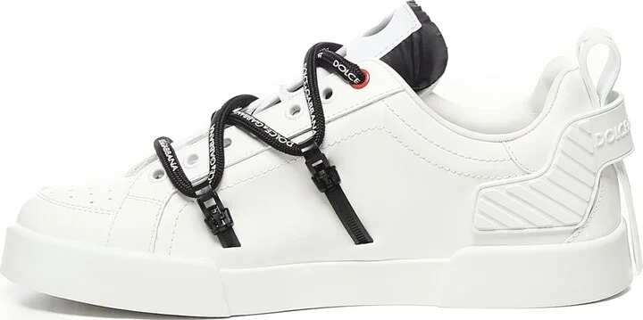 Portofino Sneaker In Calfskin And Patent Leather - Image 4