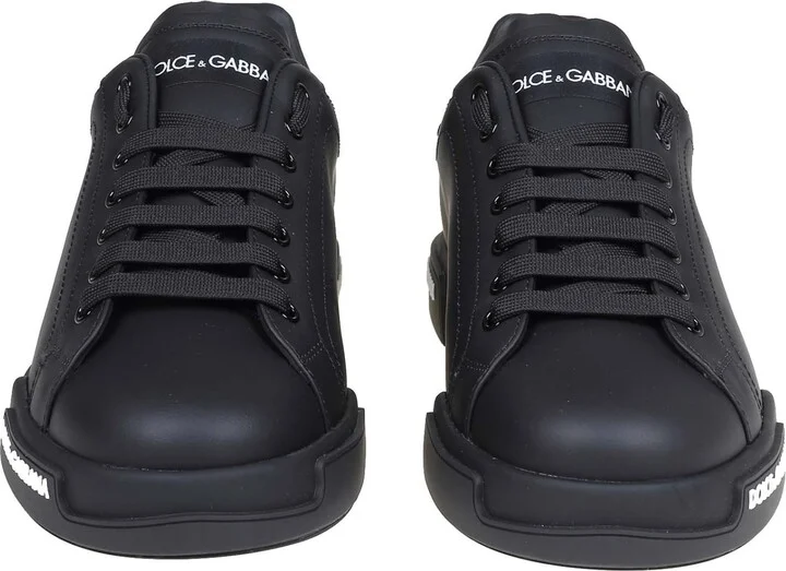 Portofino Sneakers In Black Nappa - Image 3