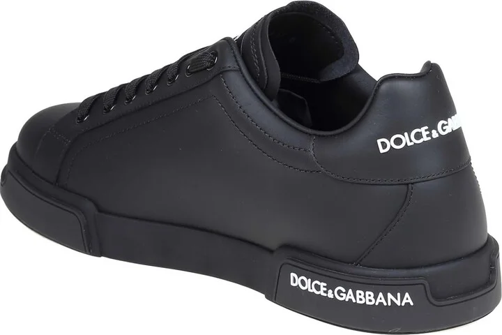 Portofino Sneakers In Black Nappa - Image 4